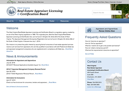 Real Estate Appraiser Licensing and Certification Board
